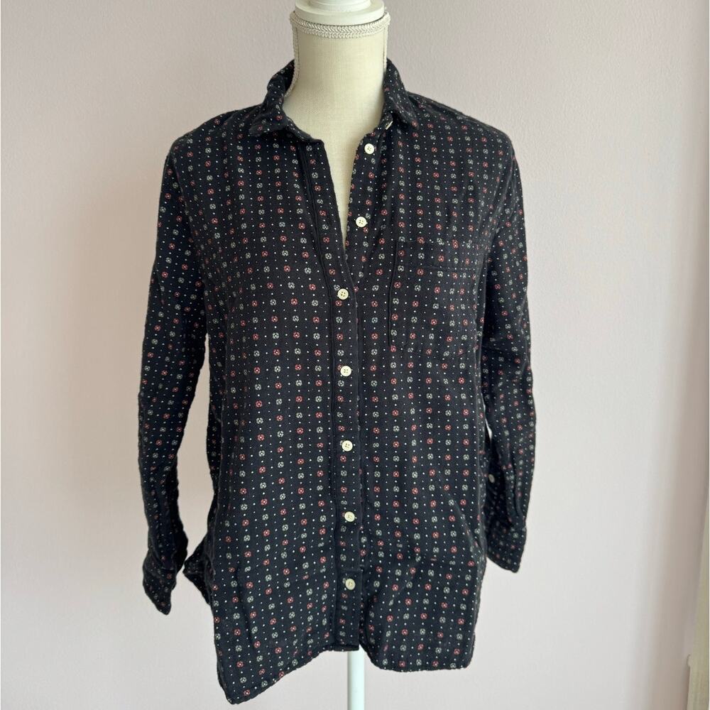 Madewell Patterned Flannel Top